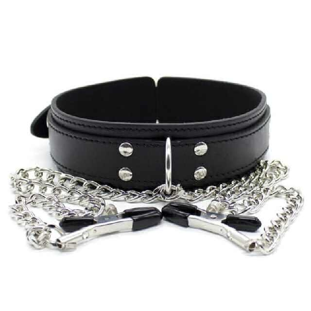 D Ring Bondage Krave Med Bryst Klemmer Brystklemmer Fun Sex Toys