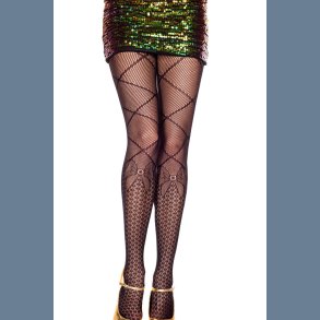 Blonde Strmpebukser med Blonder