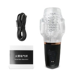 Vibrerende Masturbator med Sugefunktion