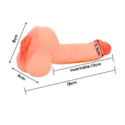Livagtig Penisforlnger med Realistisk Vaginaindgang