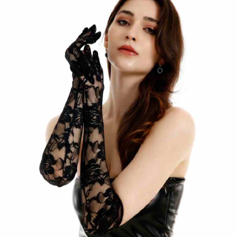 Sorte Charmerende Blonde handsker