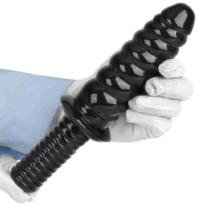 Lange Anal Skrue Dildo med Hndtag
