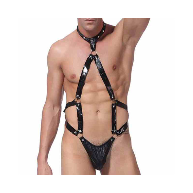 Bondage PVC BDSM Stretchy Jumpsuit