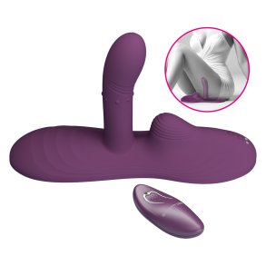 Perlebesat Stdende Vibrerende Varme Dildo