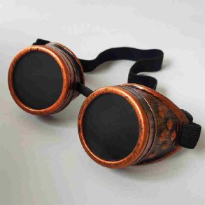 Steampunk Unisex Black Lens