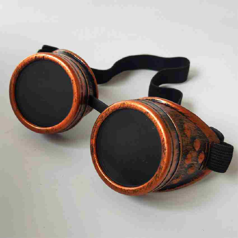 Steampunk Unisex Black Lens