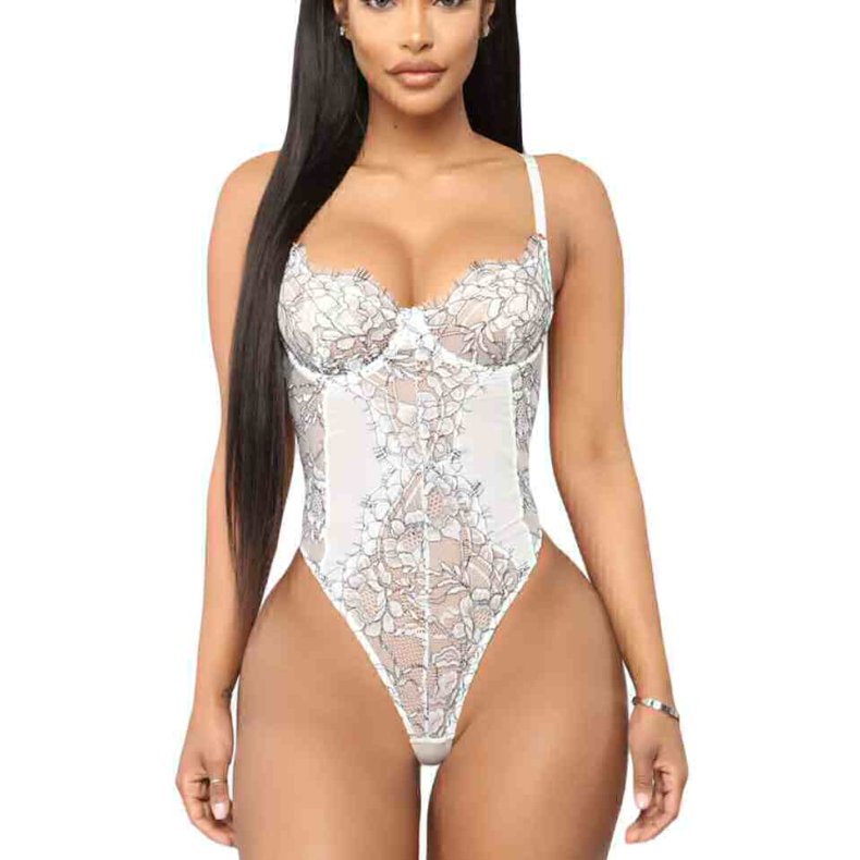 Hvid Blonde Teddy