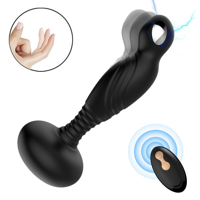 Prostate Massager Electric Shock Vibrator
