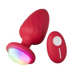 Vibrerende Anal Prop med LED-lys