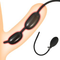 Oppustelig Penisprop med Dobbelt Stop