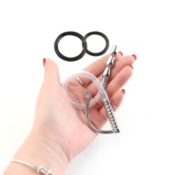 Tube Penis Plug Med Silikone Glansring