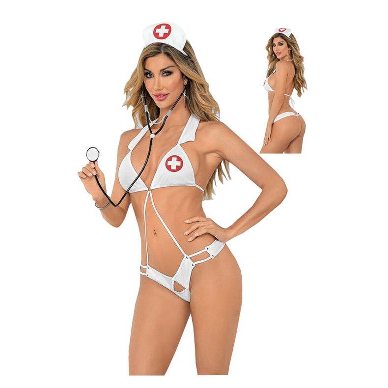 Sygeplejerske Bodysuite kostume