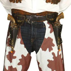 Dobbelt Hylster med 29 cm Pistoler