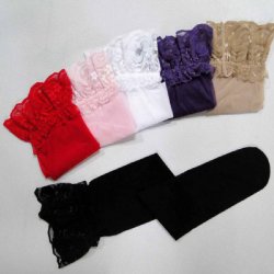 Selvsiddende Strmper Bred Blonde