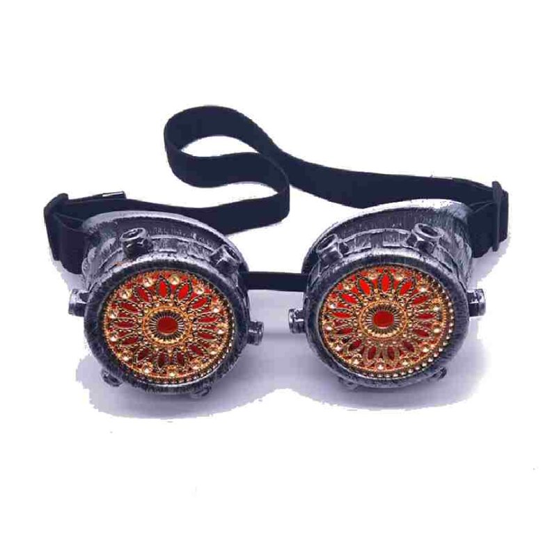 Steampunk Baroque Floral Briller