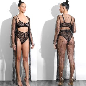 Sort Blonde Natkjole