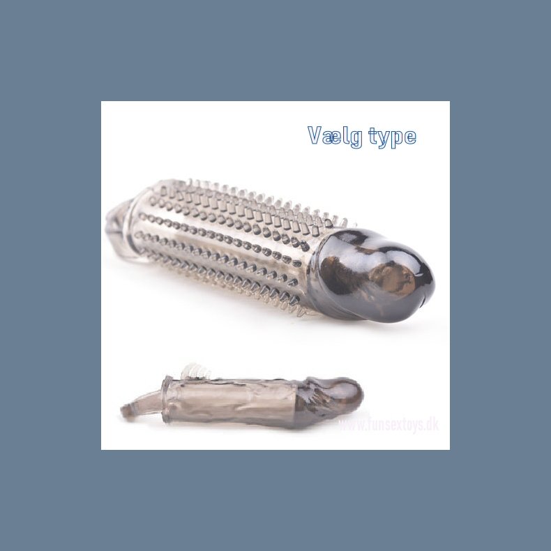 Sort Penisforlnger med String