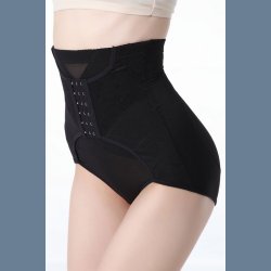 Sort High Taljer Slanke Undertj