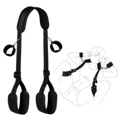 Bondage-stropper med polstrede manchetter