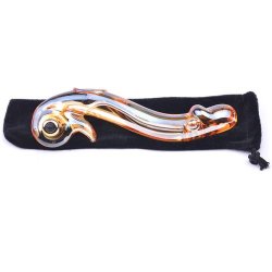 Dragon Guld Glas Vibrator