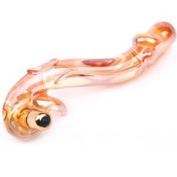 Dragon Guld Glas Vibrator
