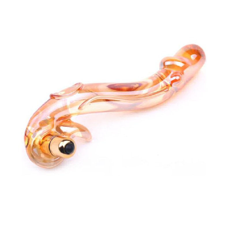 Dragon Guld Glas Vibrator
