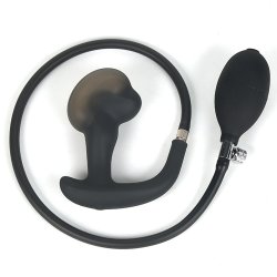 Oppustelig analprop med fjernbetjening