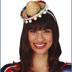 Mexican Mini Sombreo Tiara