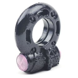 Sort Vibrerende Penis Ring