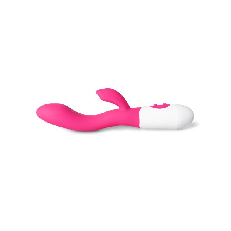 Pink Silikone Vibrator (Dobbeltmotorer)