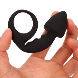 Silikone Curved Comfort Butt Plug
