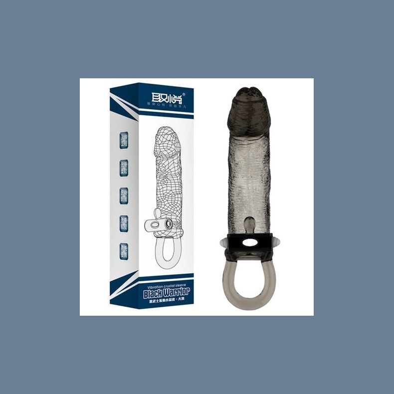 Sort Vibration Penis Overtr�k