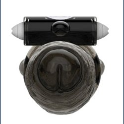 Sort Vibration Penis Overtr�k