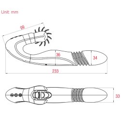 Kitty Vibration Rod Rolling Tunge