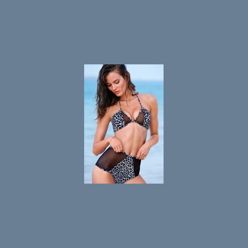 Sort Hvid Leopard Bikini