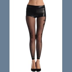 Sort Mnstret Uden Fod Strmpebukser