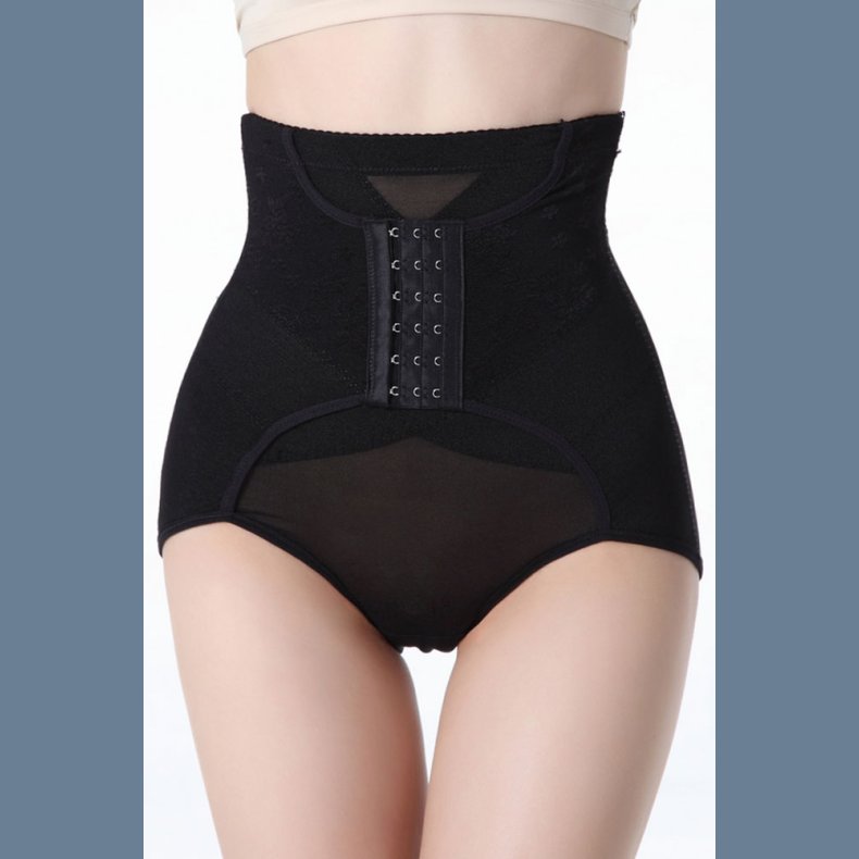 Sort High Taljeret Abdomen Undertj