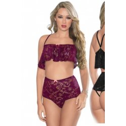 High Waist Lace Cami Set