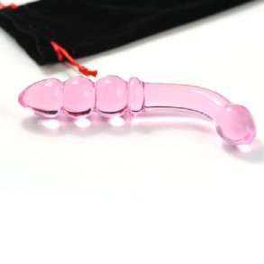 Buet Glas Dildo - Pink