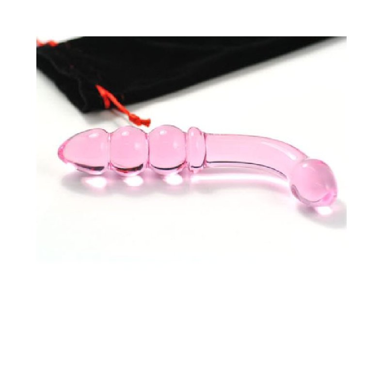 Buet Glas Dildo - Pink