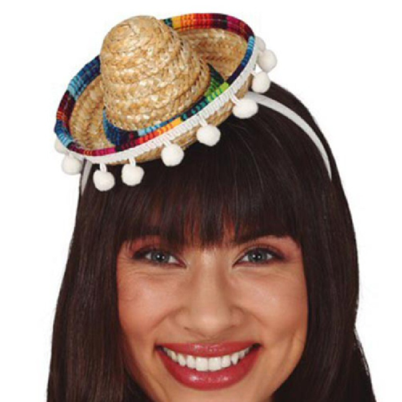 Mexican Mini Sombreo Tiara