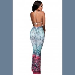 Paisley Print Flare Palazzo Pants
