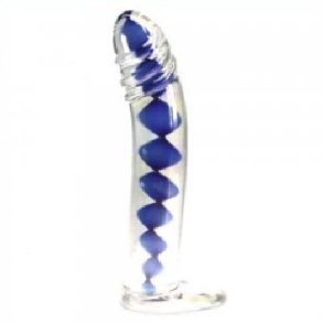 Farvet Glas Dildo