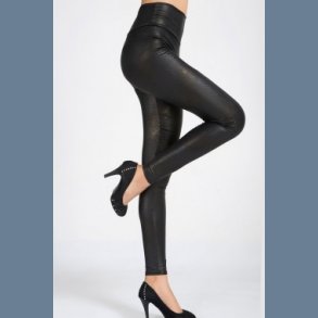 Gold Shadow Metallic Snakeskin Leggings