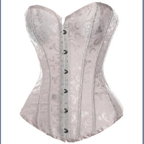 Elfenben Hvidt Satin Korset