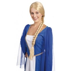 Paryk Helga tyrol blond med fletning