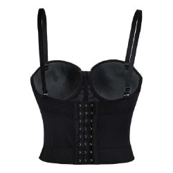 Sexy Faux Leather Bustier