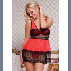 Sexet Blonde Babydoll Lingeri