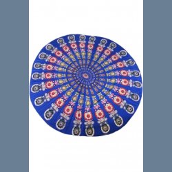 Yoga Strand Tpper Peacock Print Boho