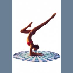 Yoga Strand Tpper Peacock Print Boho